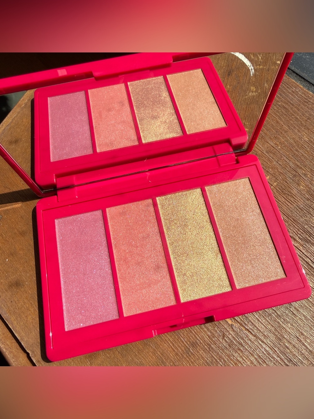 Lancome Shimmer Multi-Pan Face Palette - Pink/Peach/Gold